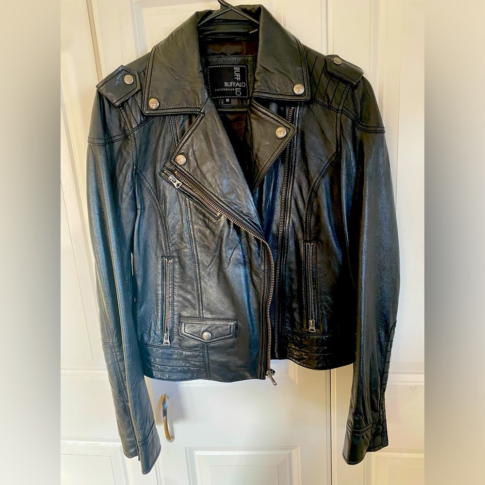 Black Buffalo Leather Jacket